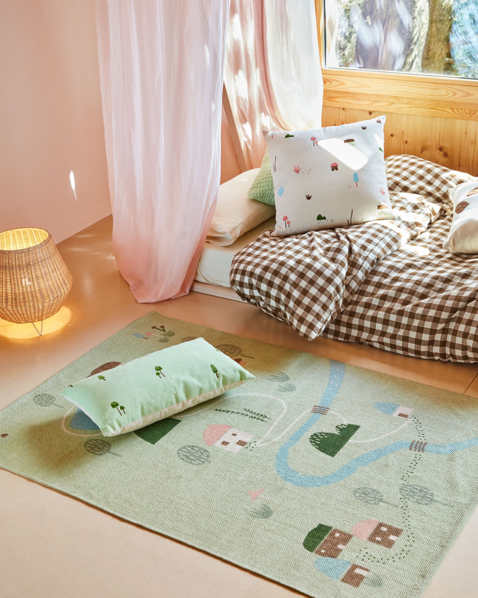 Чехол для подушки из 100% хлопка Llaru зеленого цвета 30 x 50 см La Forma (ex Julia Grup)