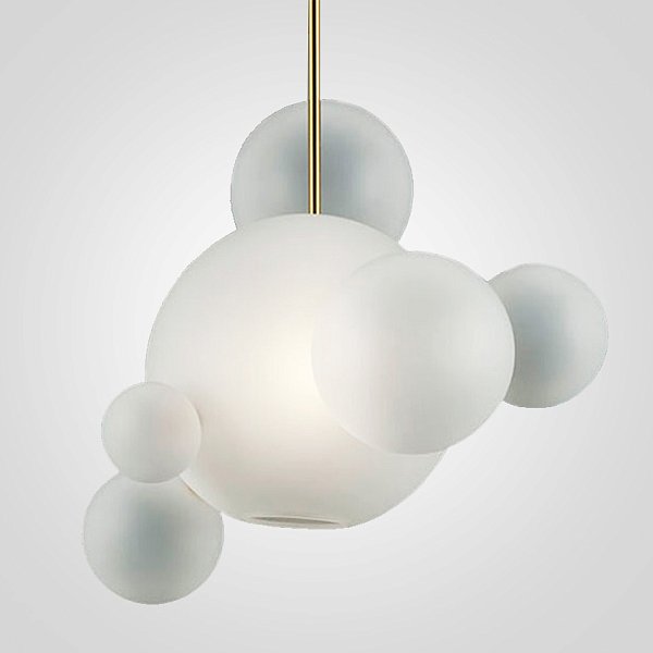 Подвесной светильник GIOPATO & COOMBES BOLLE BLS LAMP white glass 6 by ImperiumLoft