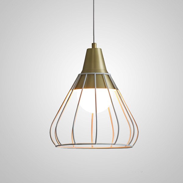 Подвесной светильник GRID4 D23 White by ImperiumLoft