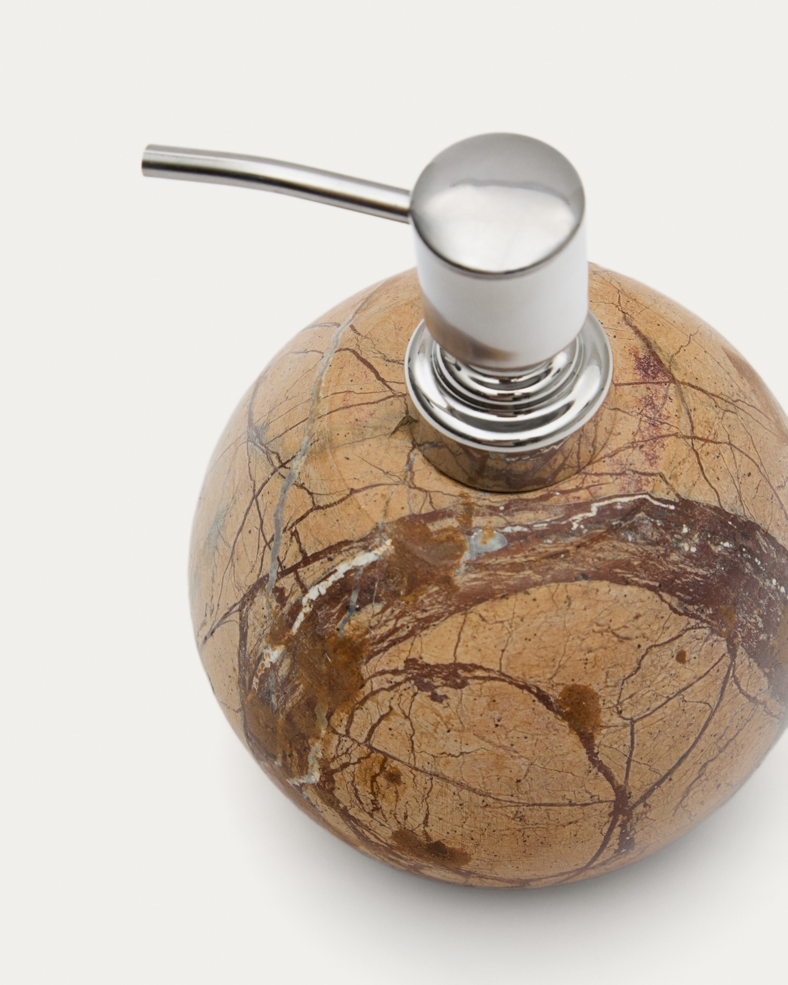 Дозатор для жидкого мыла Spalsh из бежевого мрамора La Forma (ex Julia Grup)