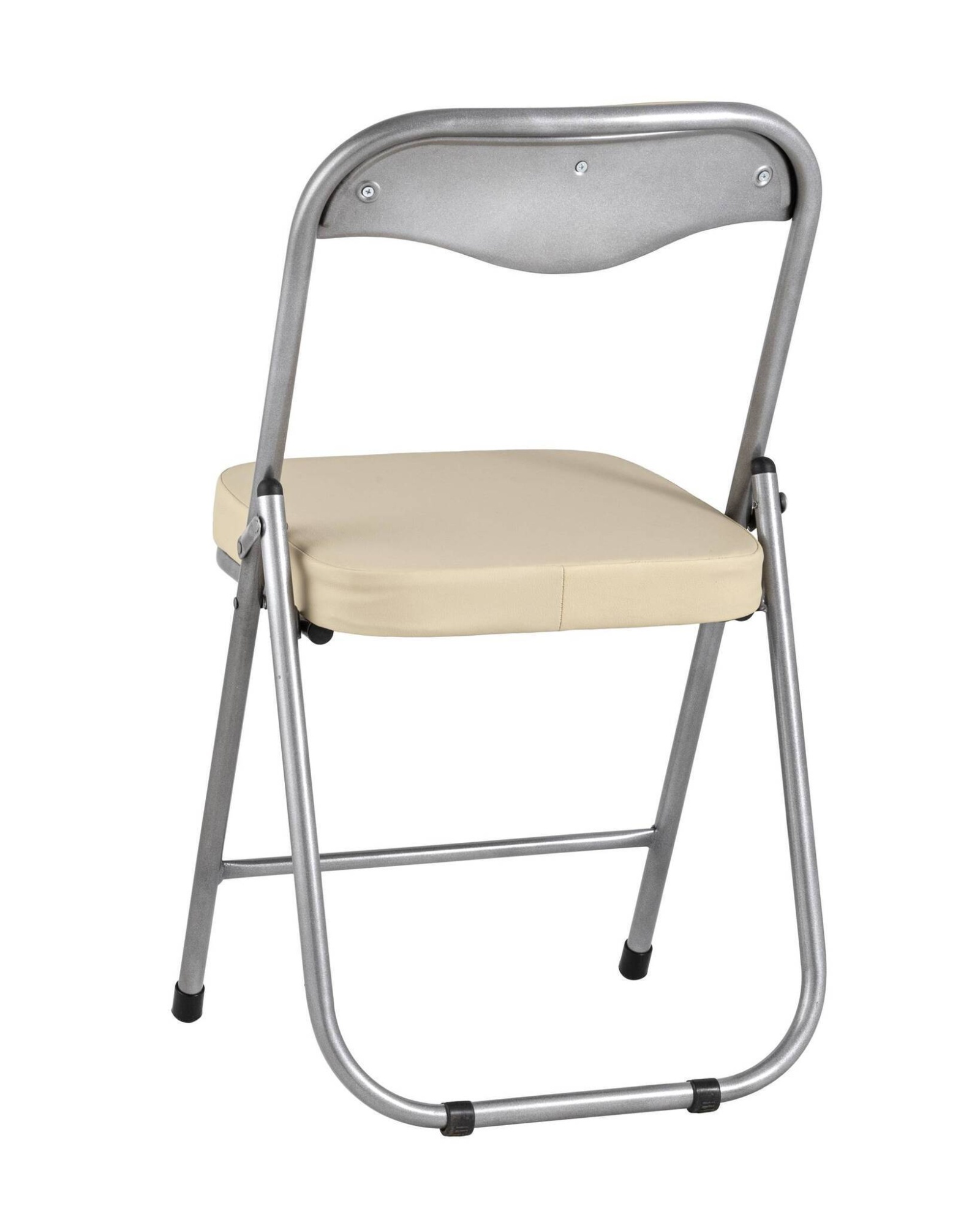 Стул складной ДЖОН металлик, кремовый Stool Group