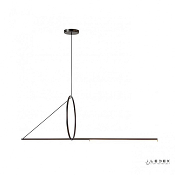 Подвесной светильник iLedex 8075P/S-18W-3000K MBK-WH