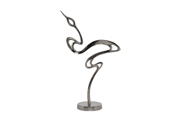 Статуэтка "Цапля" серебряная Garda Decor 71PN-0601B