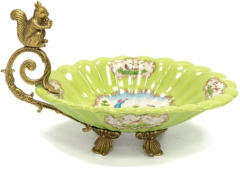 Чаша с белкой Glasar 31G2459/C929EHC/HLG0752