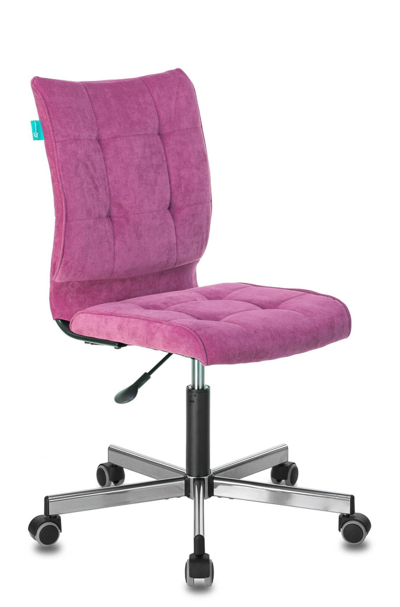 Кресло Бюрократ CH-330M/LT-15 без подлокотников малиновый крестовина металл Stool Group