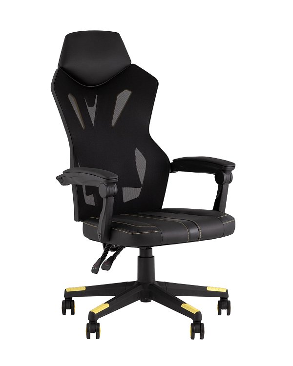 Кресло спортивное TopChairs Айронхайд желтый Stool Group