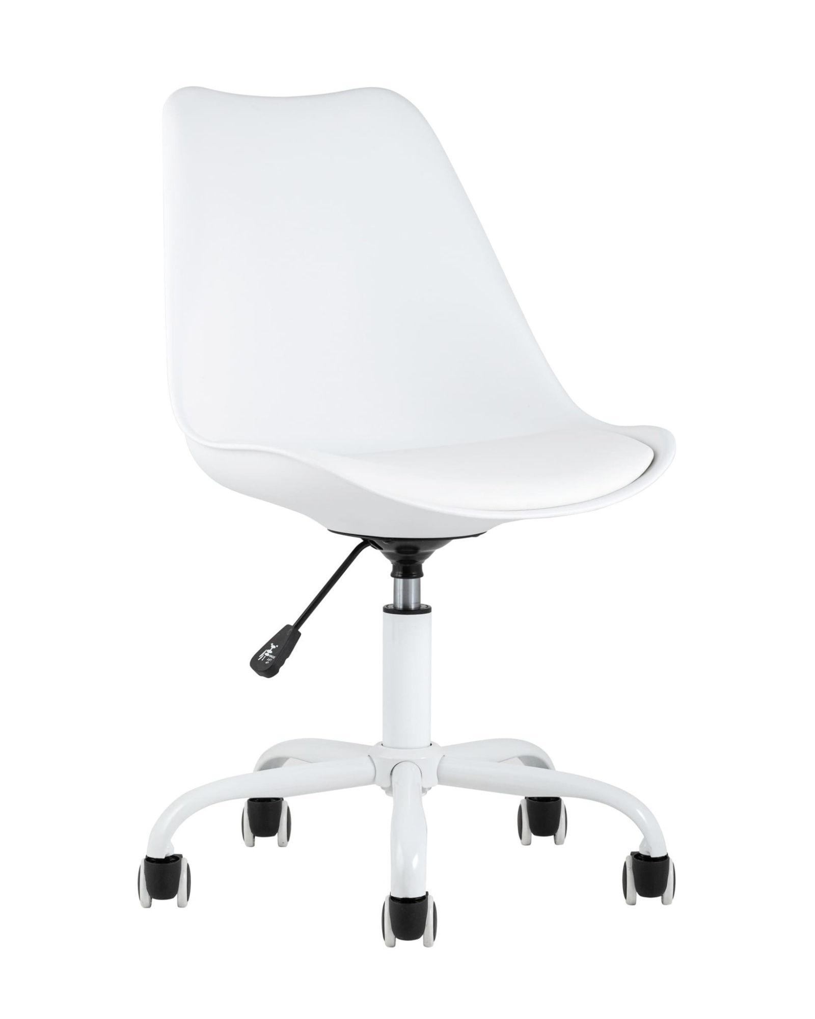 Стул офисный Blok пластиковый белый Stool Group