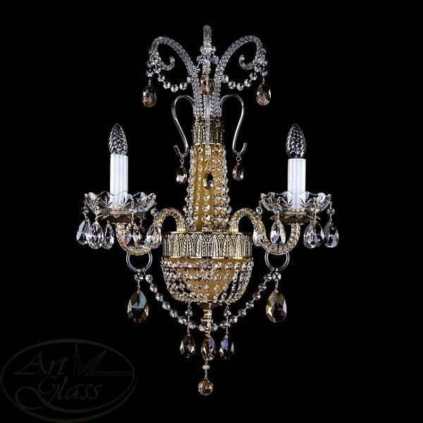 Люстра Artglass NADINE II. BRASS ANTIQUE CE - 8003