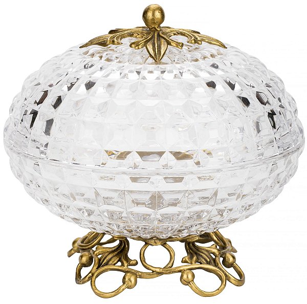Конфетница Glasar HGL483L/GLASS