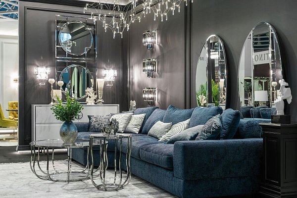 Комплект мебели №17 диван LAZIO,угол трапеция левый с механизмом Garda Decor koml-garda-17-lazio