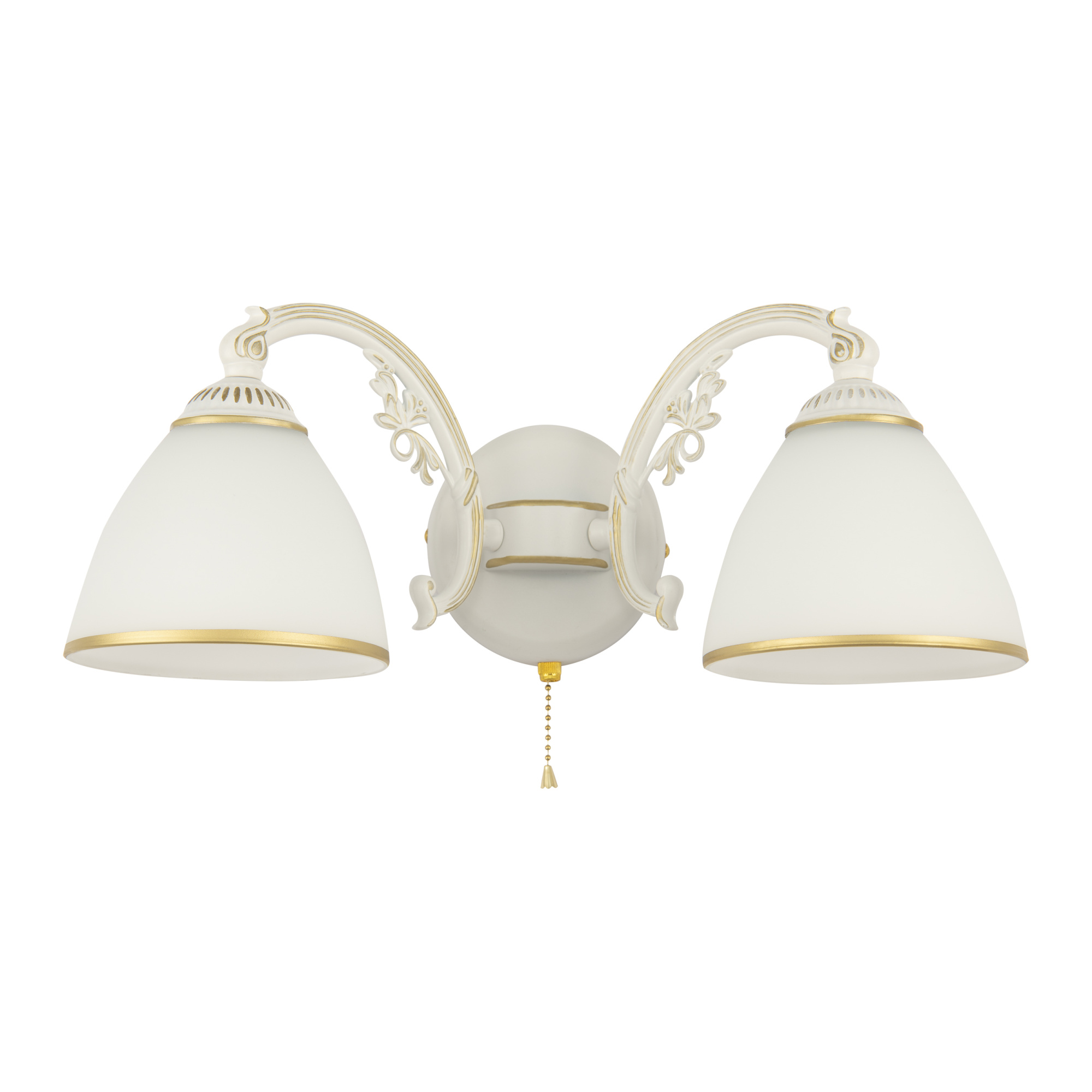 Бра с плафонами 341837/2W WT+G Arte Milano