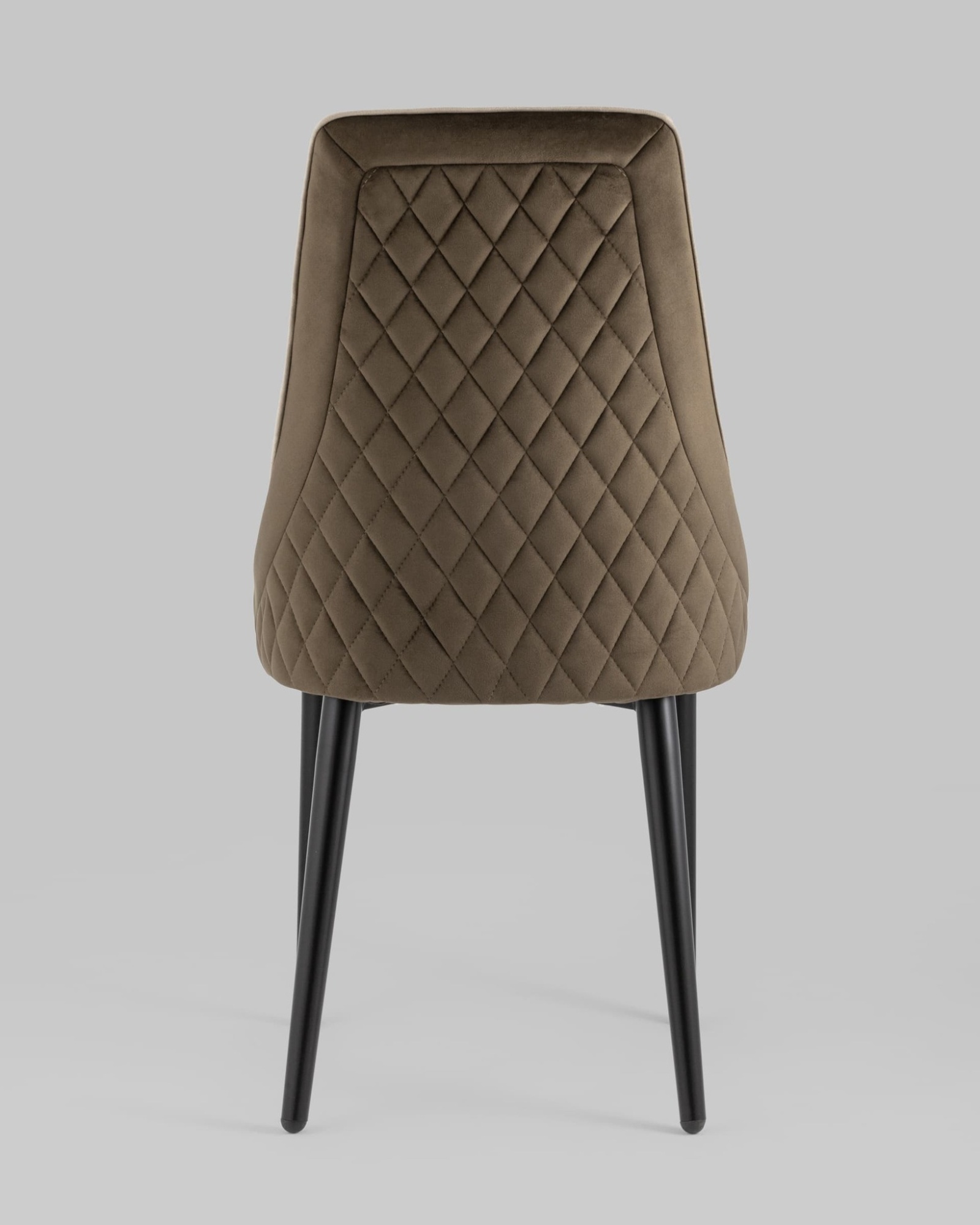 Стул Луис с кантом велюр коричневый Stool Group