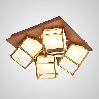 Потолочная люстра TANNING L4 by ImperiumLoft