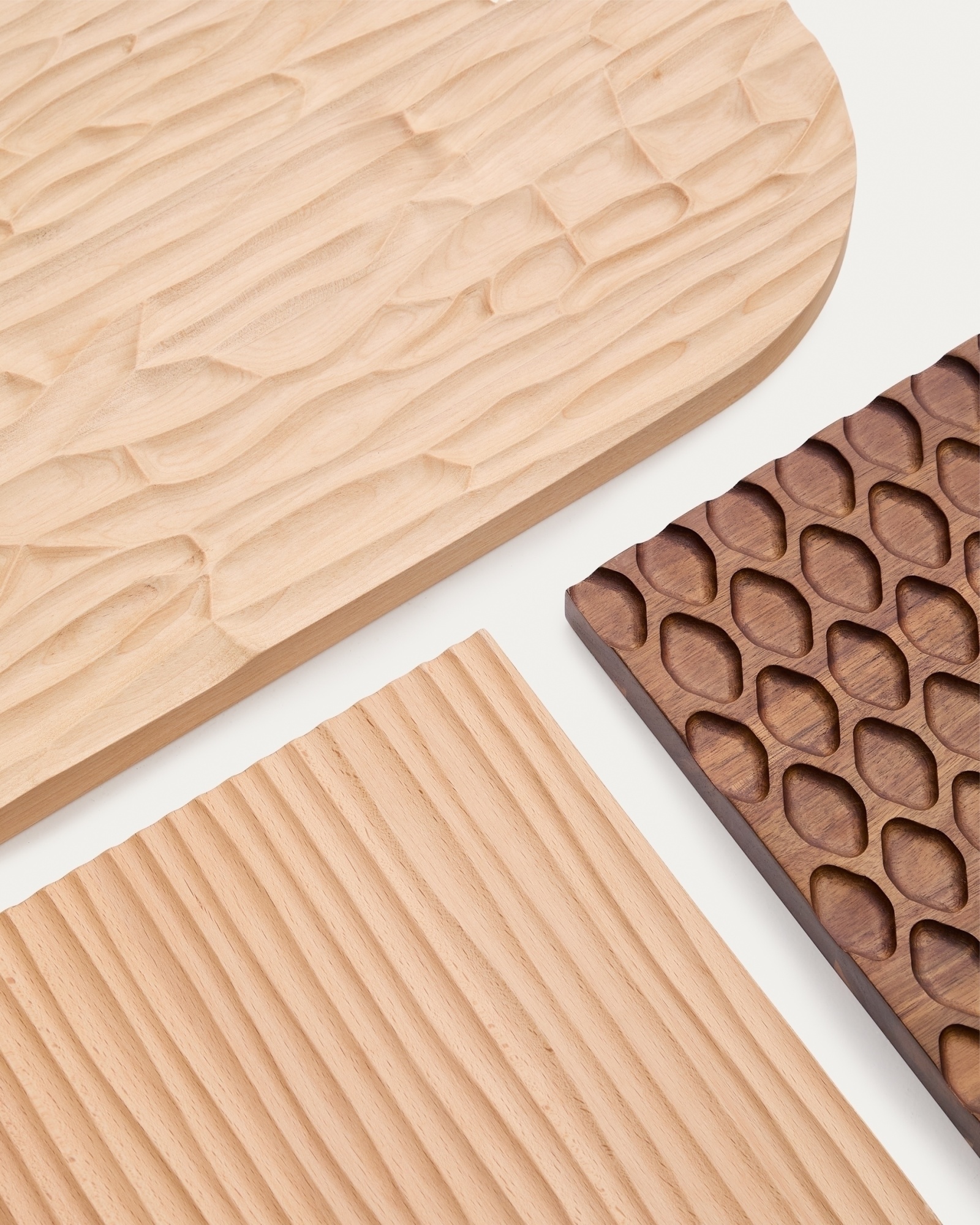 Trivax Стеновая панель из 4 частей из древесины акации La Forma (ex Julia Grup)