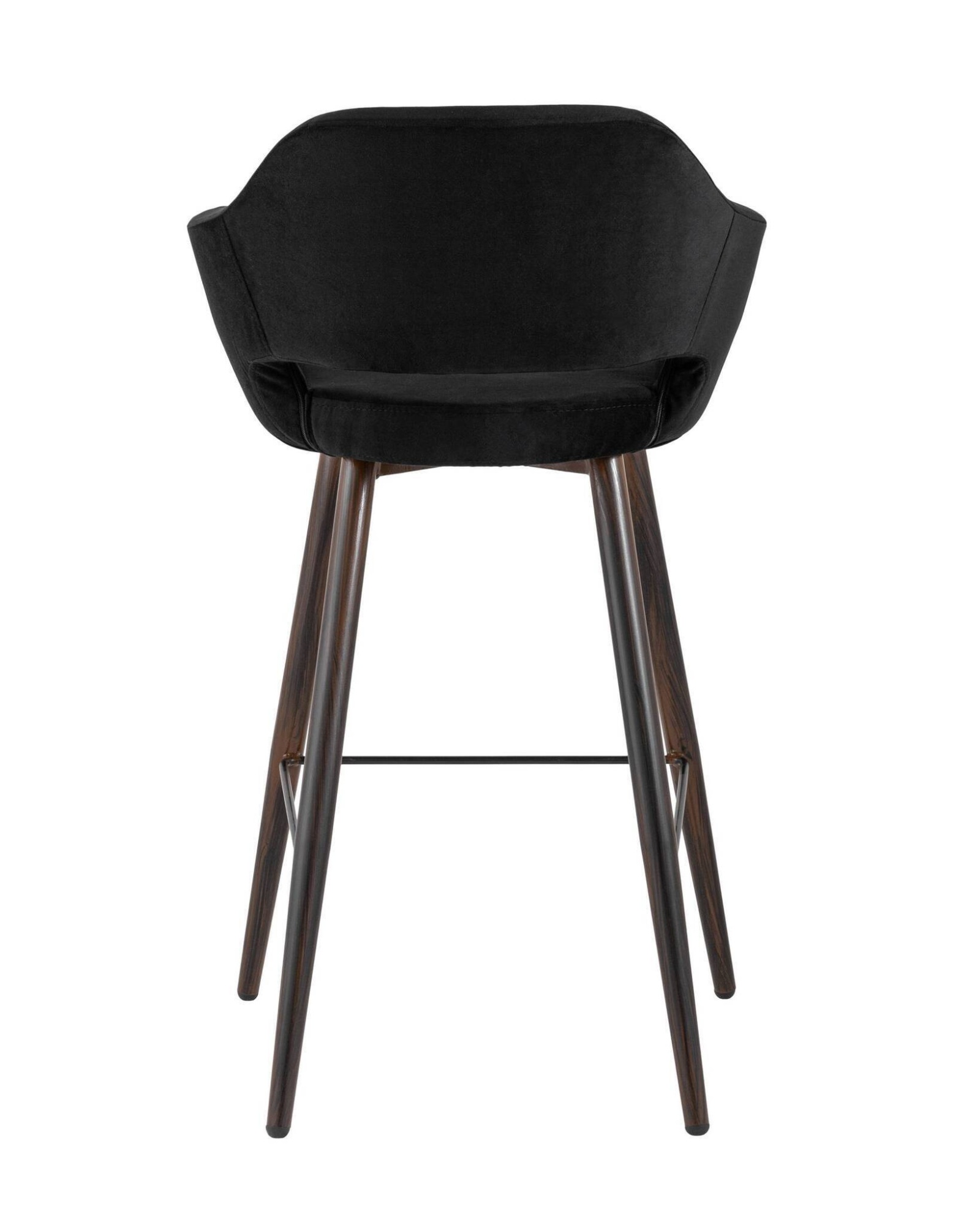 Стул барный Саймон велюр черный Stool Group