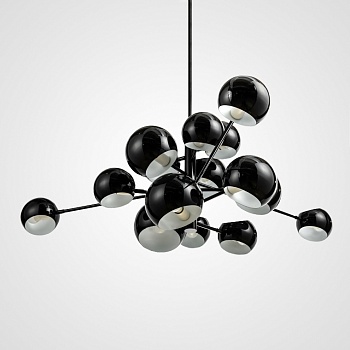Дизайнерская люстра Kopra Burst L15 Black by ImperiumLoft