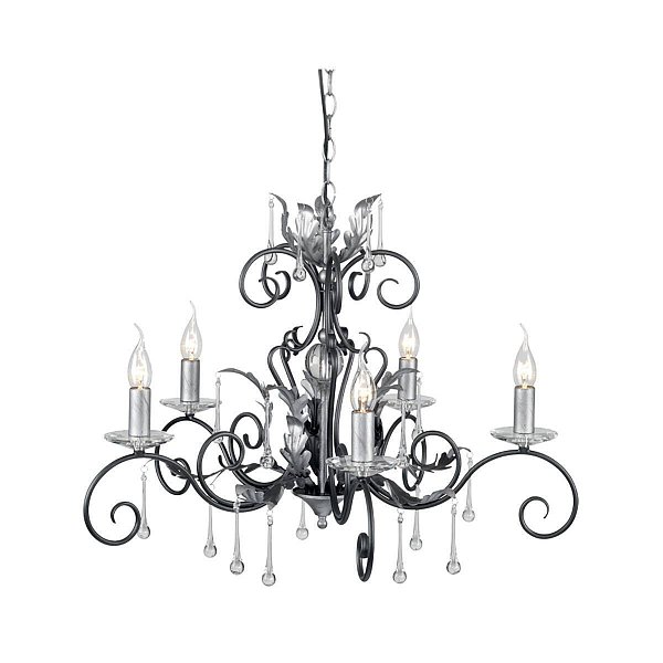Люстра Elstead AML5 BLK/SILVER