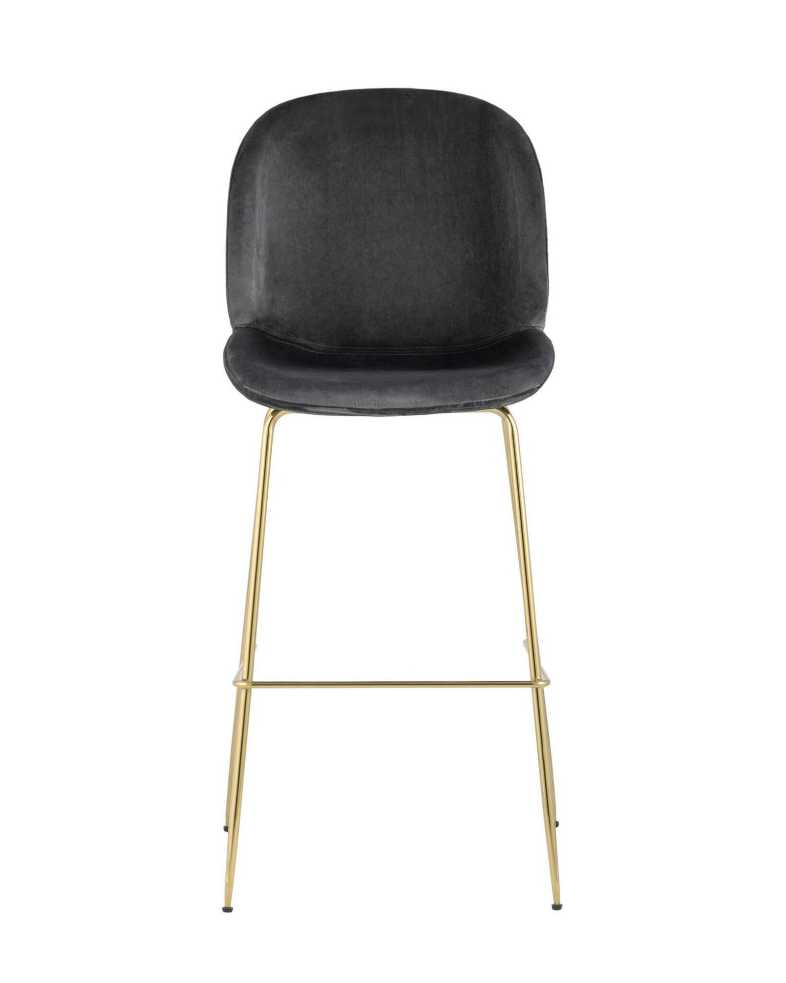 Стул барный Beetle со спинкой серый Stool Group