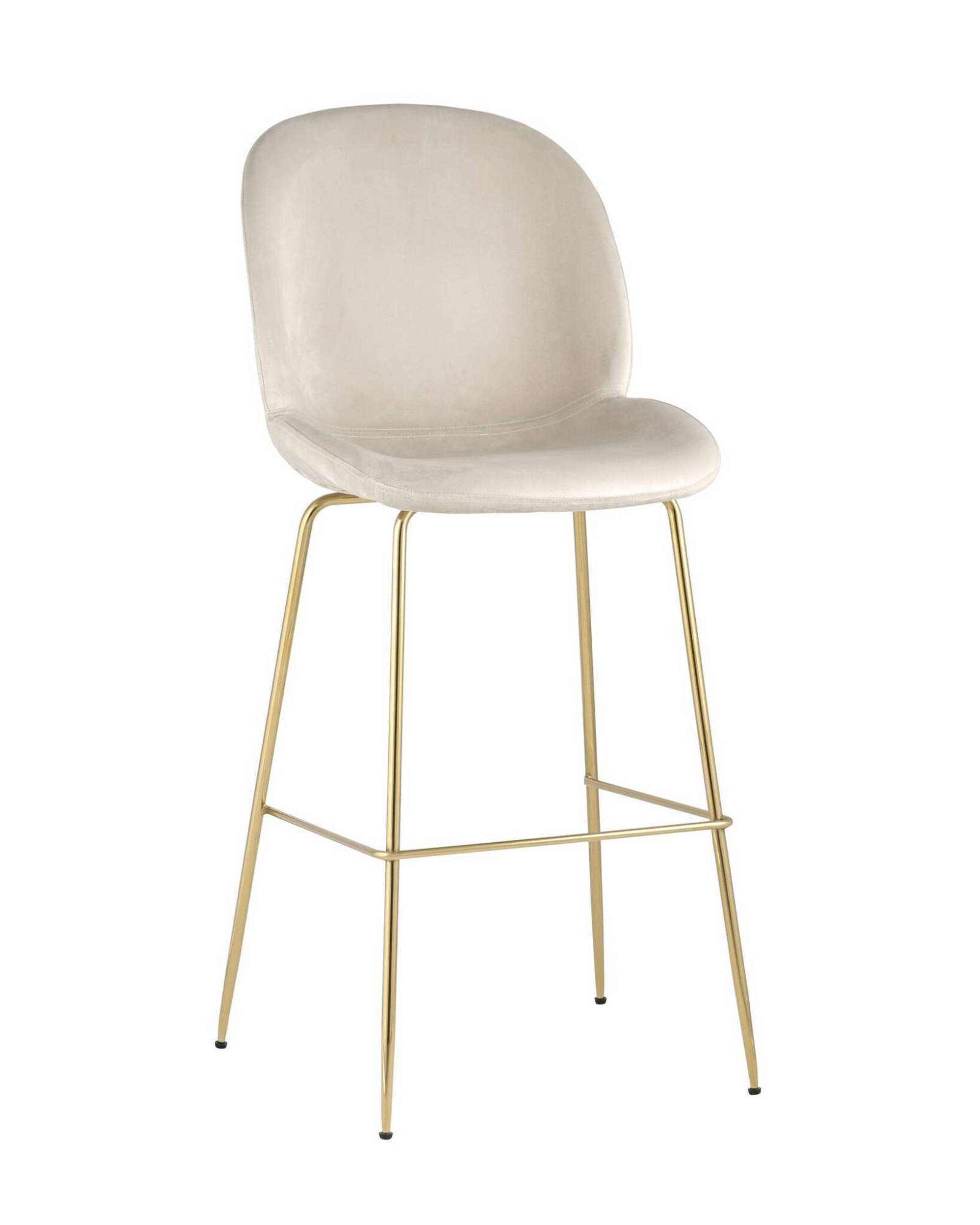 Стул барный Beetle со спинкой бежевый Stool Group