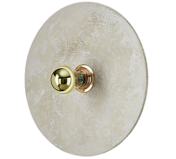 Бра Kassy 30 см керамика + цоколь 10 см белый металл Aromas del Campo