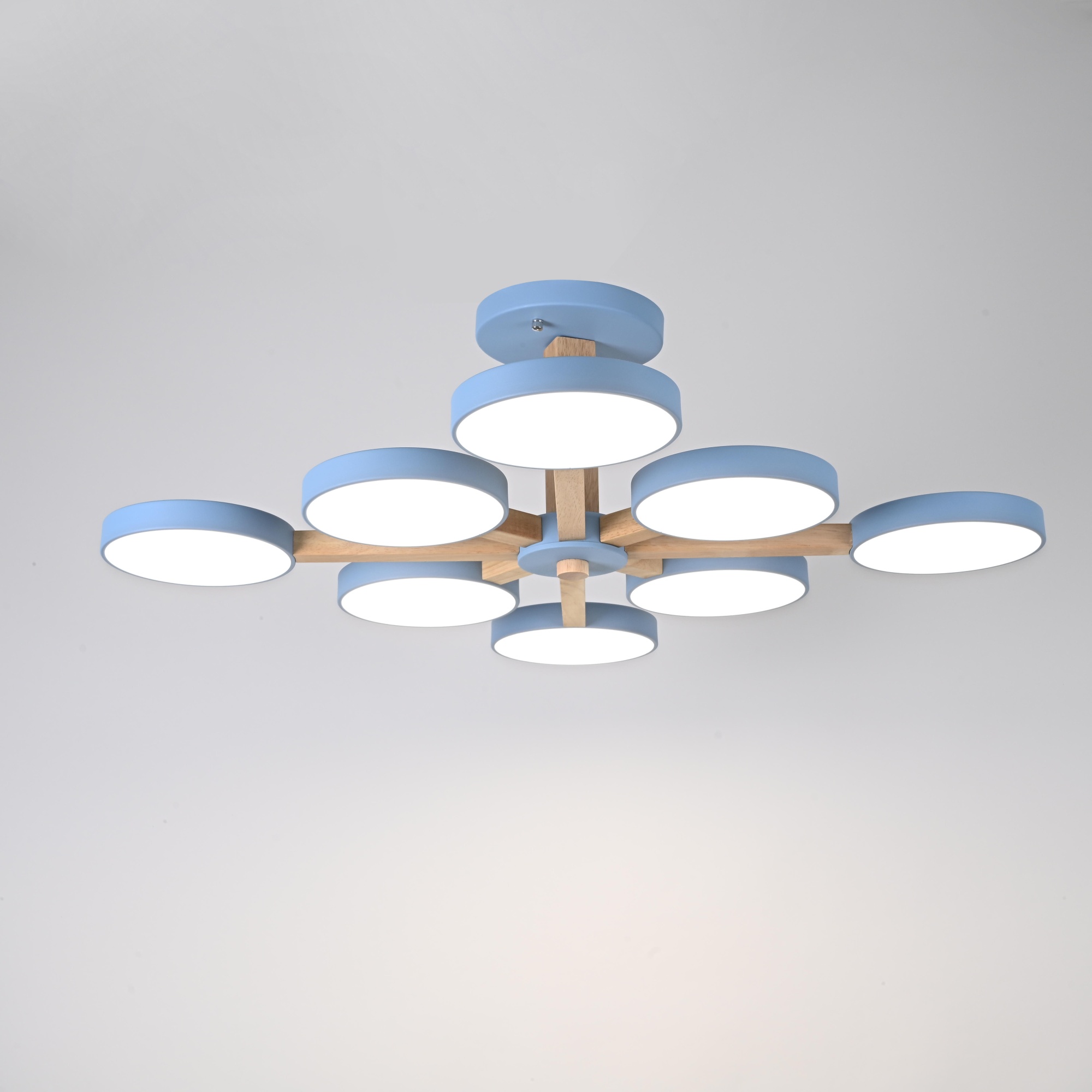 Потолочный светильник TURNA L8 Blue by ImperiumLoft