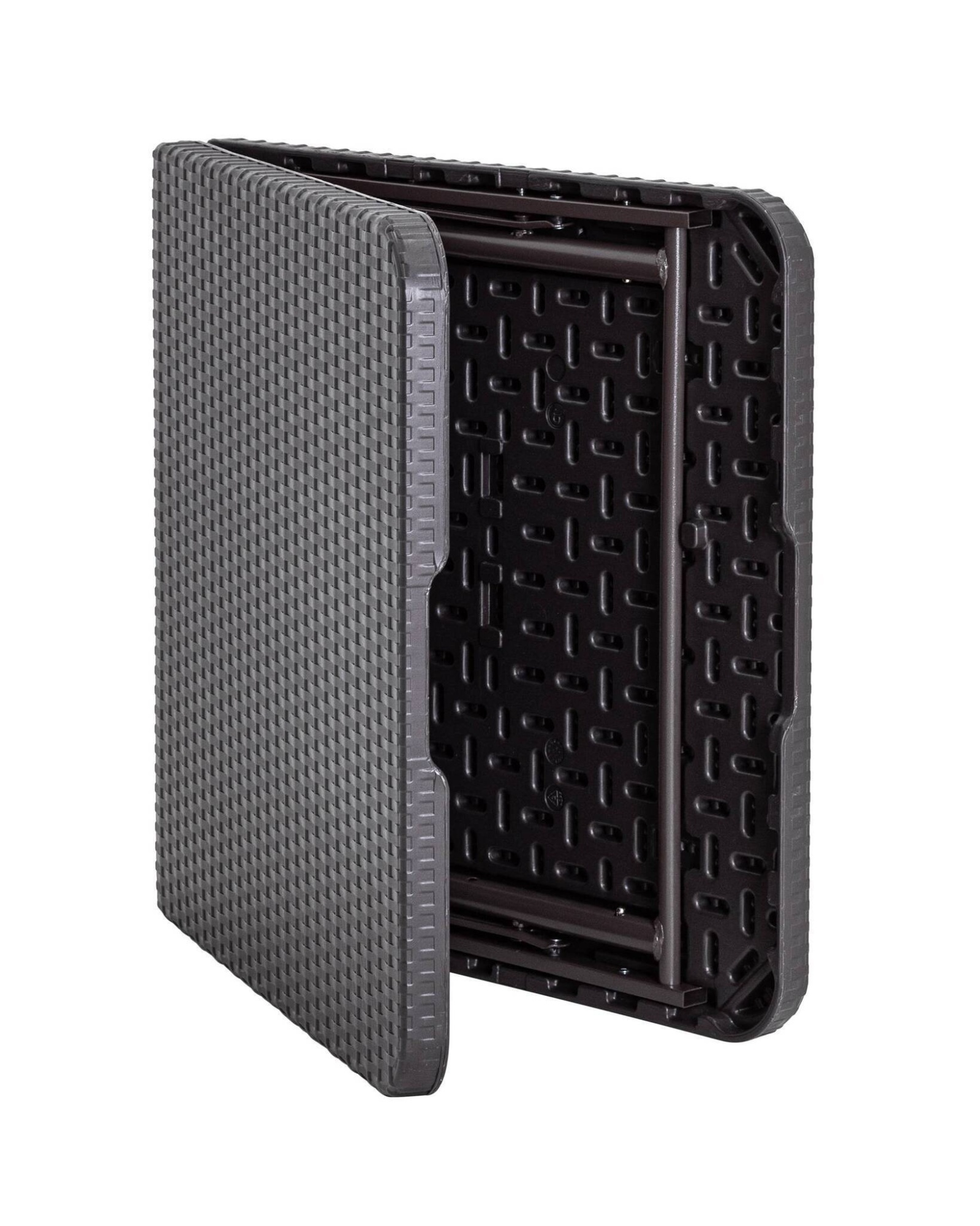 Стол складной чемодан пластиковый Кейт 120 коричневый Stool Group