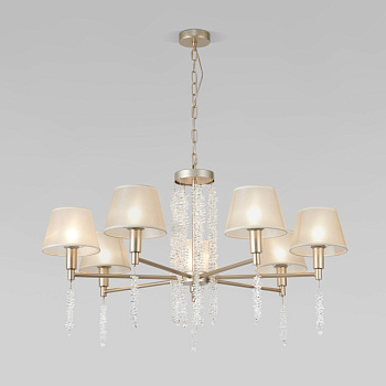 Подвесная люстра Eurosvet 60148/7 матовое золото