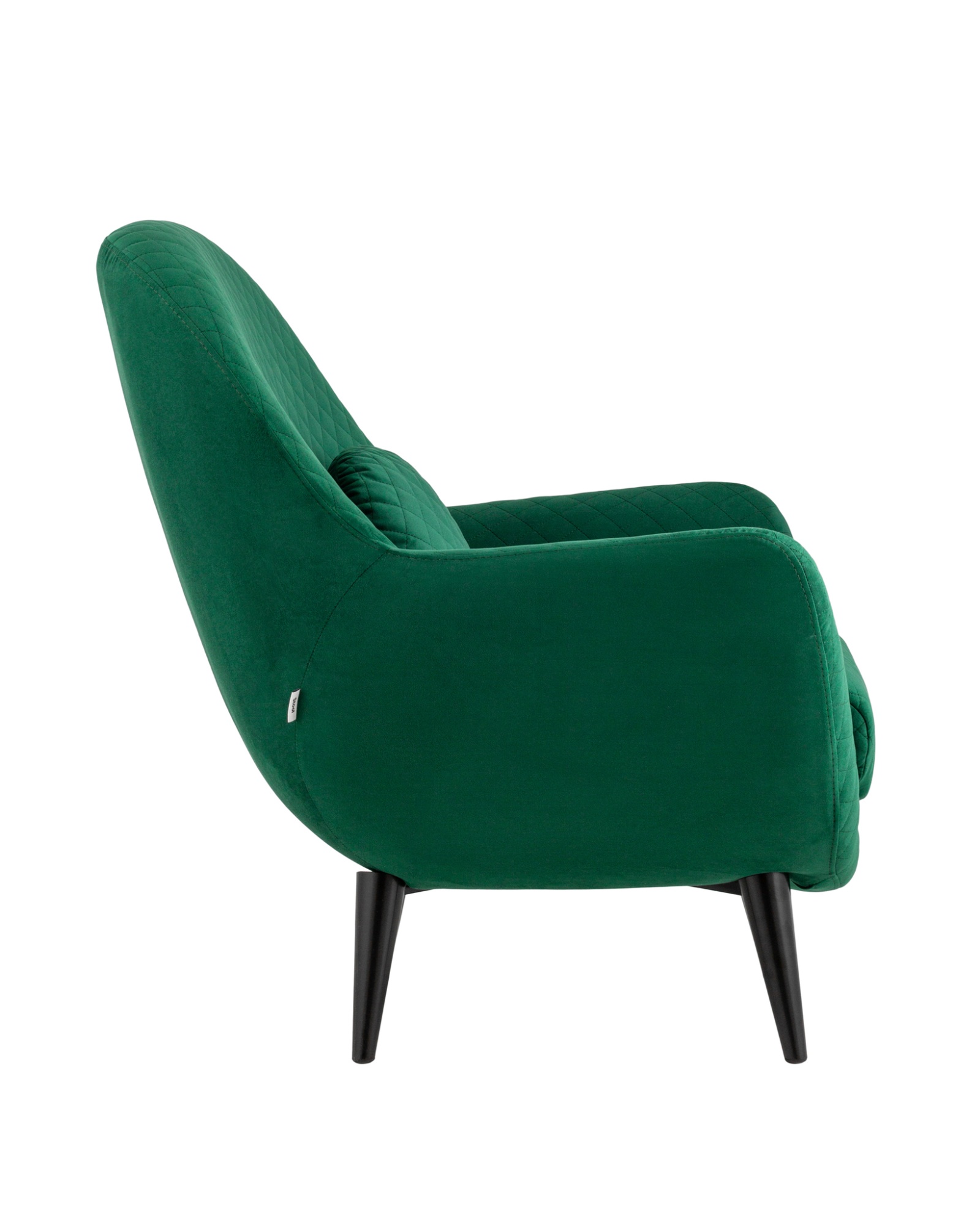 Кресло Карл велюр тёмно-зелёный Stool Group
