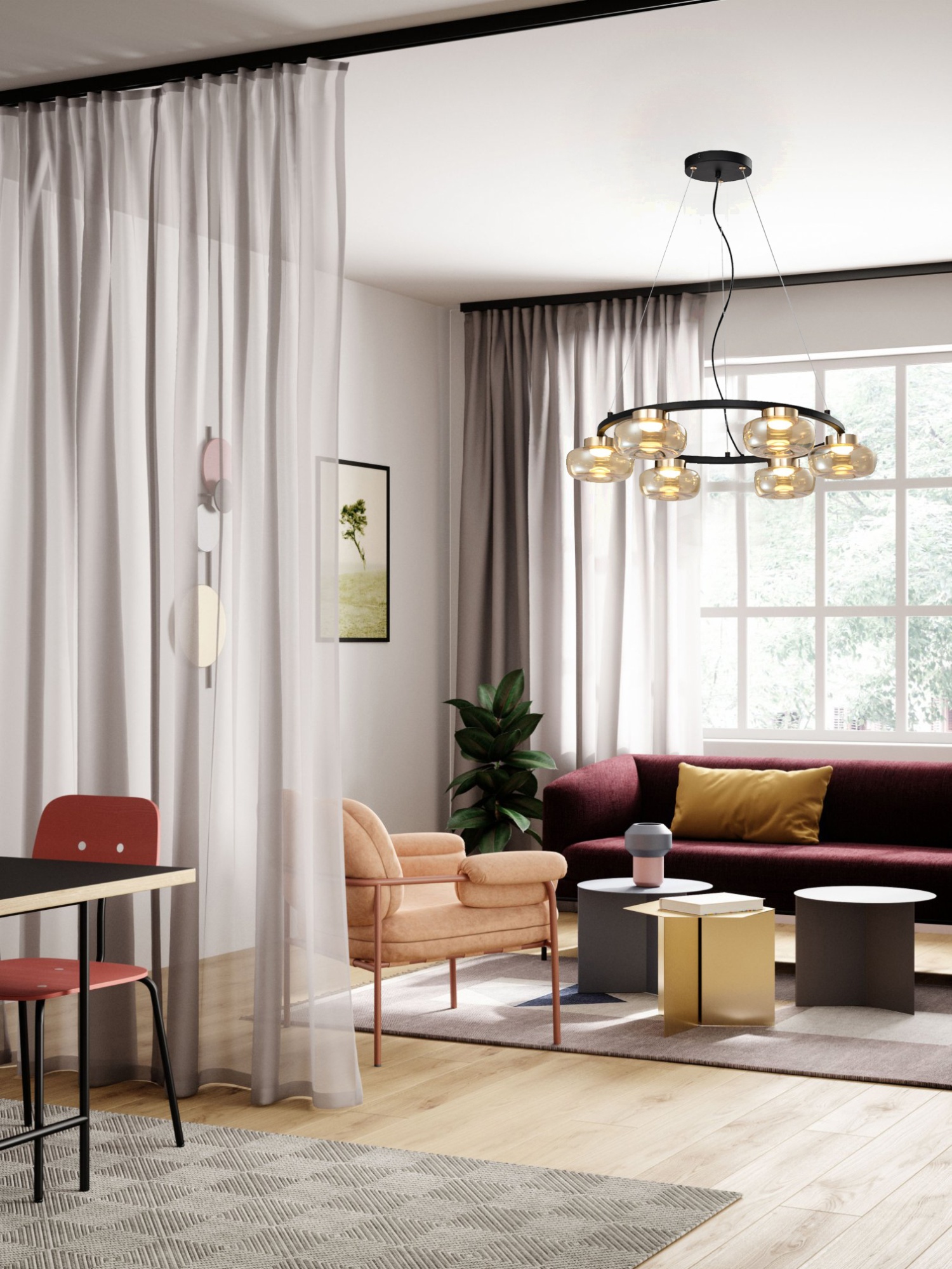 Люстра Milosh tendence 0702CL-6BK