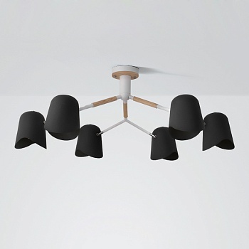 Люстра на штанге NOTCH D94 Black by ImperiumLoft