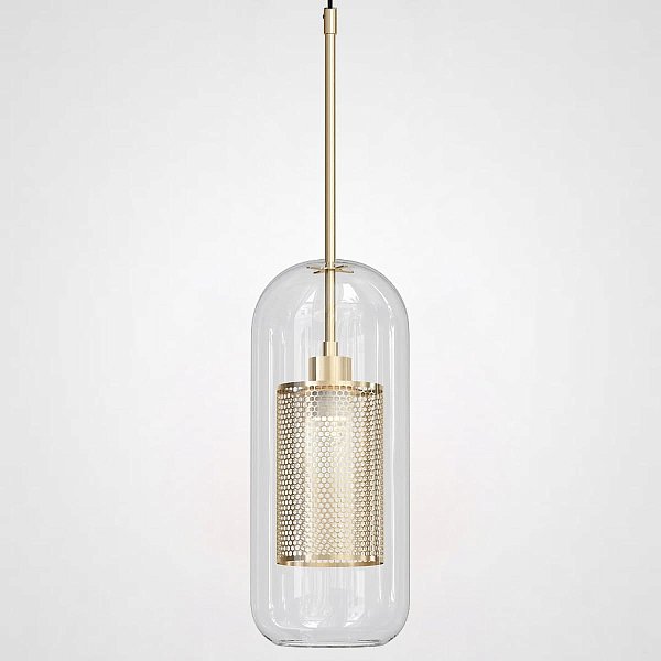 Подвесной Светильник Catch F Cylinder Brass D15 By Imperiumloft