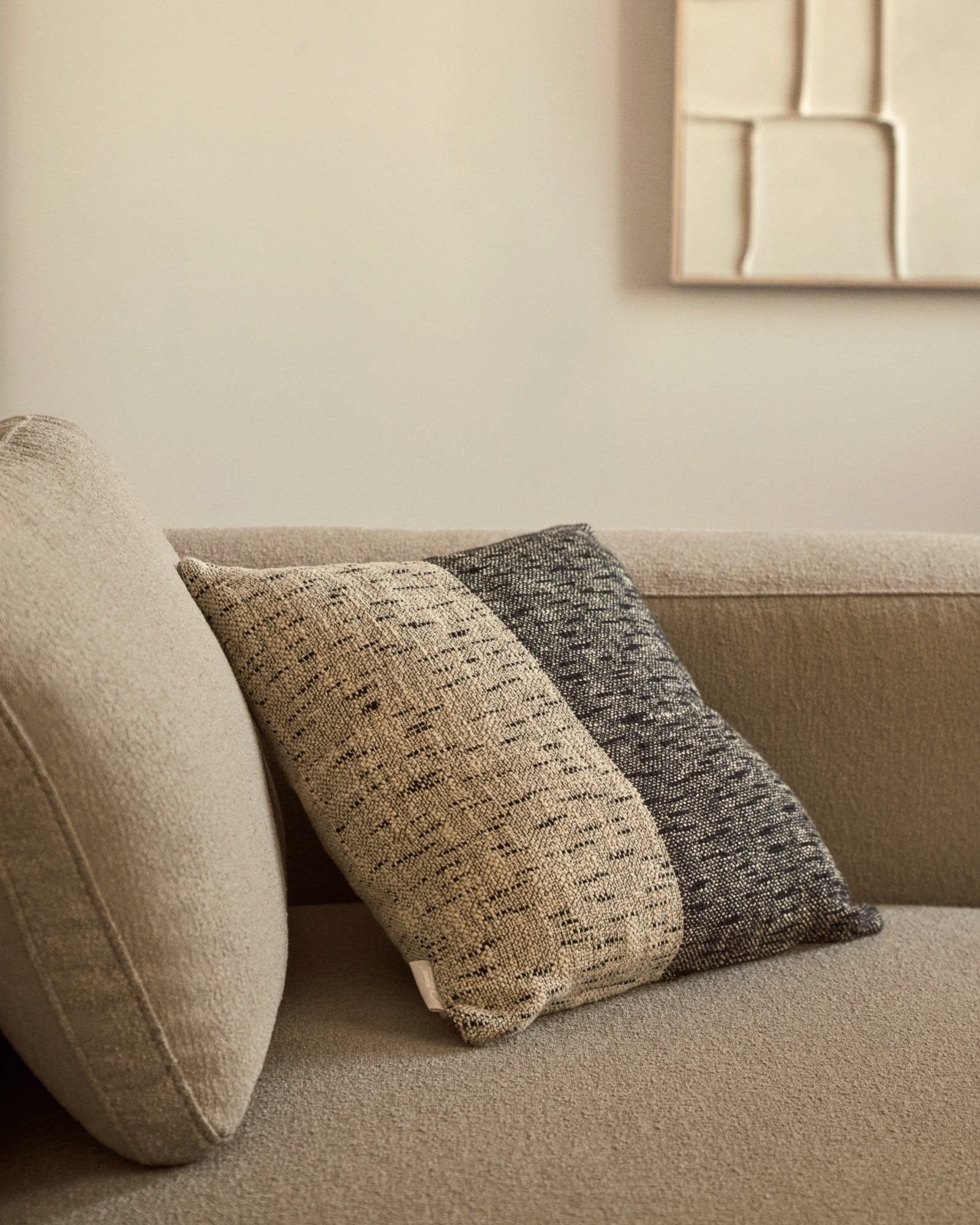 Чехол на подушку из серого хлопка Dalel, 45 x 45 La Forma (ex Julia Grup)