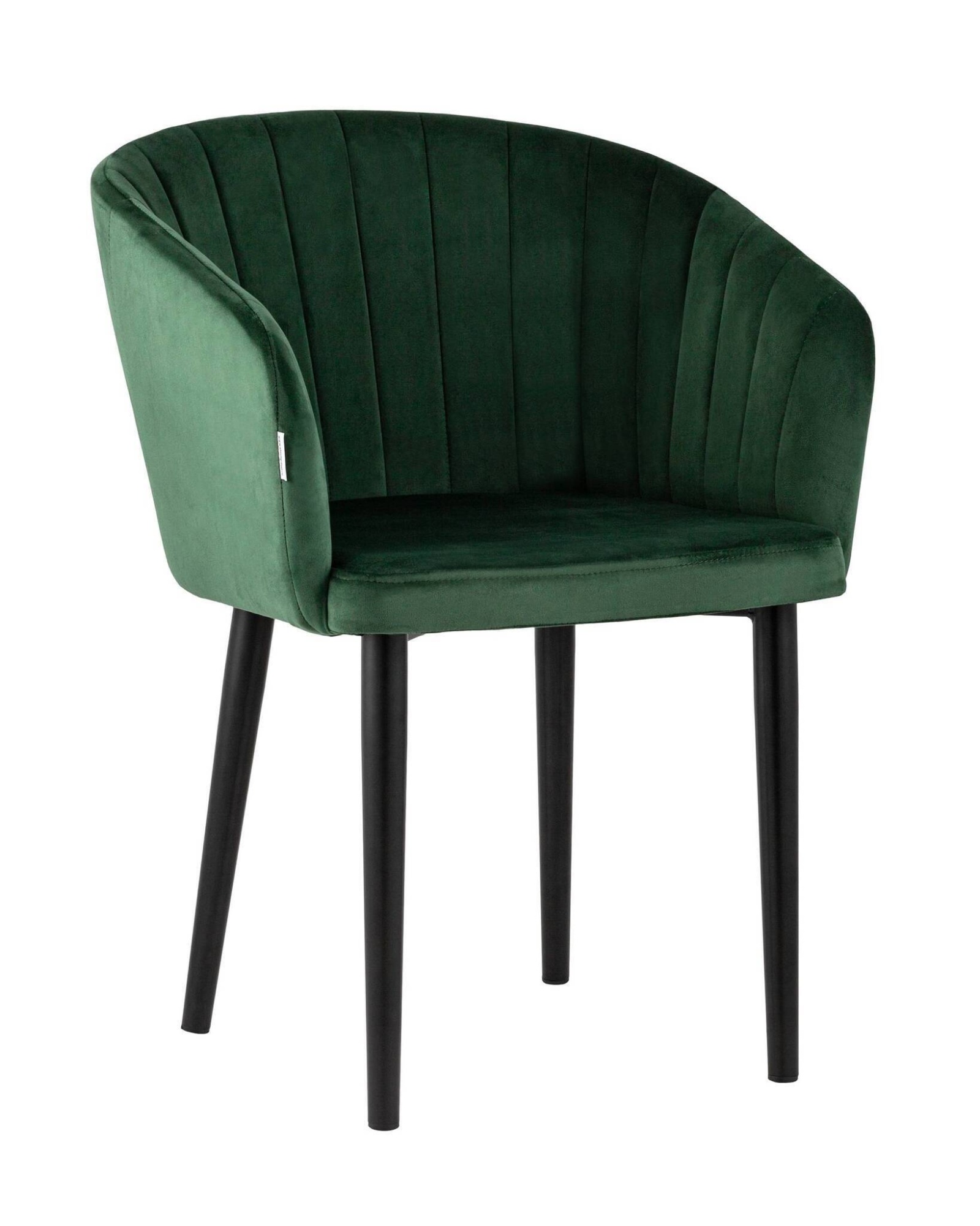 Стул с подлокотниками Нейтон велюр зеленый Stool Group