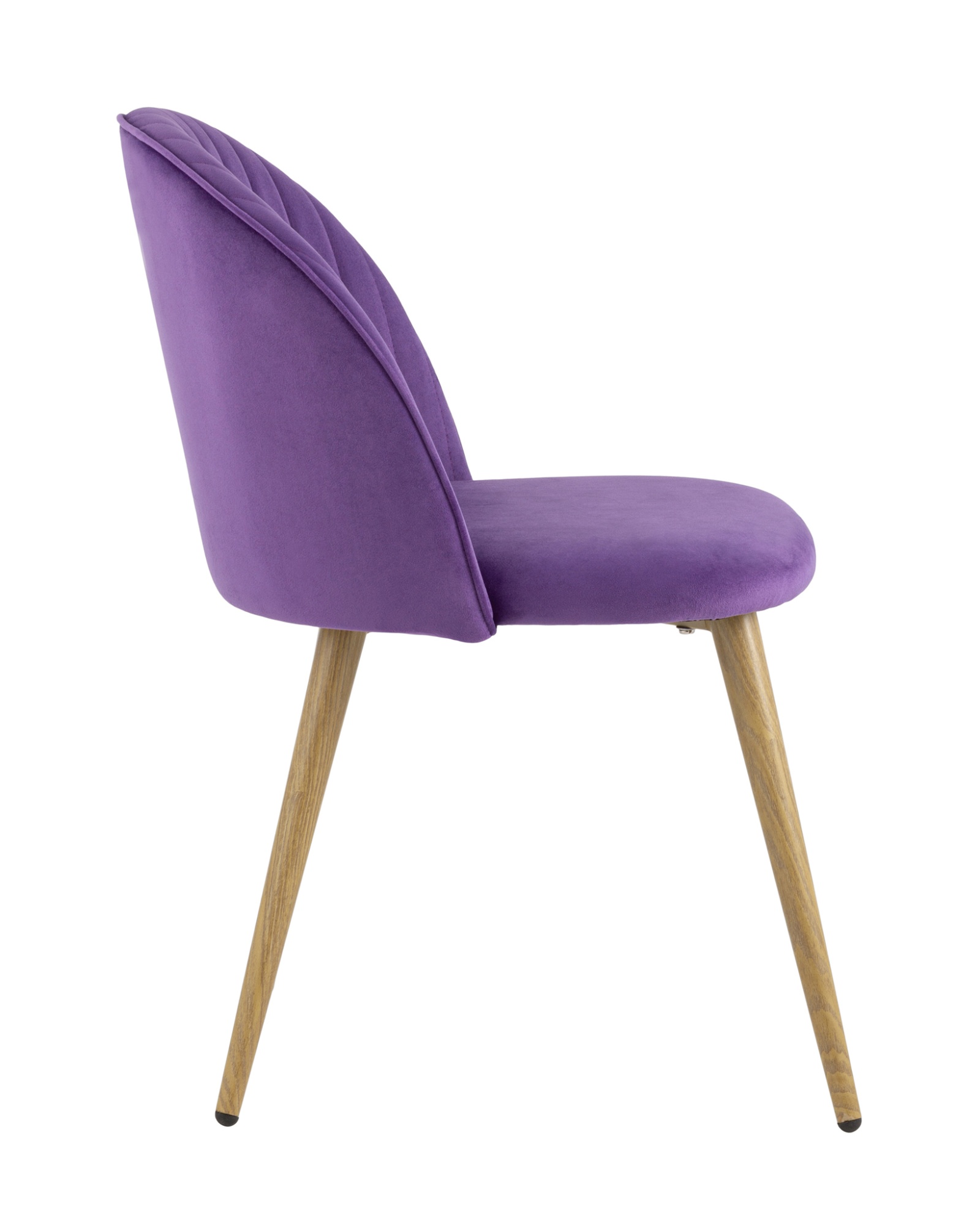 Стул Лион Страйпс велюр лиловый Stool Group