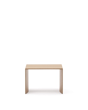 Litto Приставной столик из шпона дуба натурального цвета 55 x 40 см La Forma (ex Julia Grup)