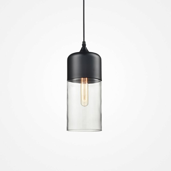 Подвесной светильник NORD B D13 Black/Transparent by ImperiumLoft