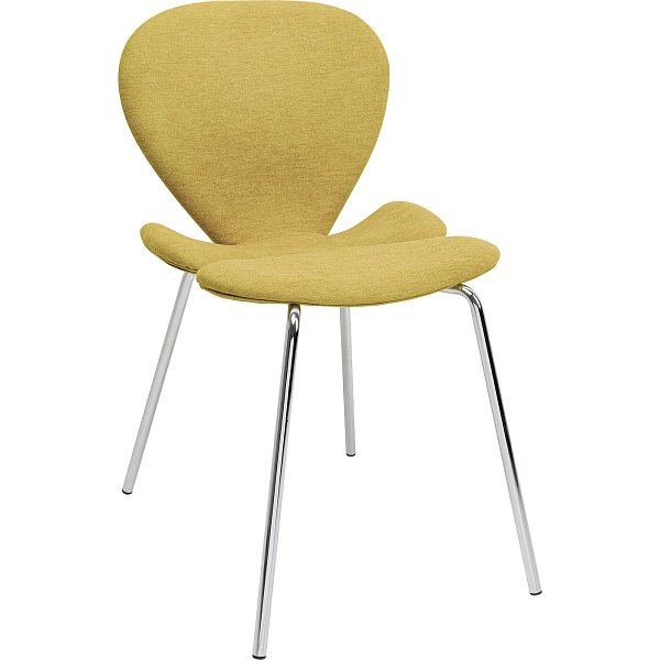 Стул KARE x Karim Rashid Soft Petal Mustard KARE 70908