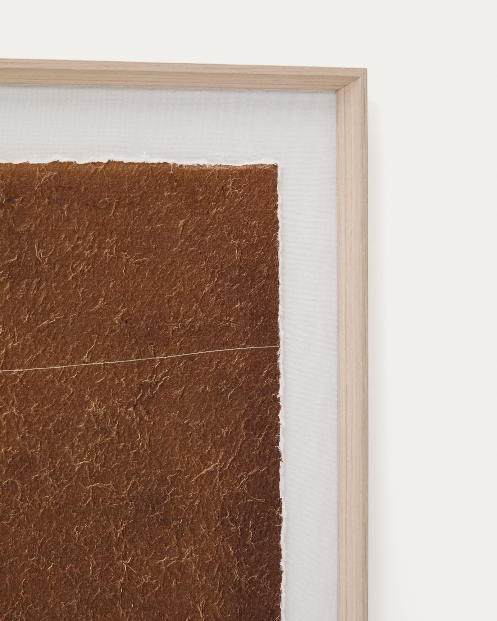 Картина Durkan бордового цвета на переработанной бумаге 50 x 70 см La Forma 261723