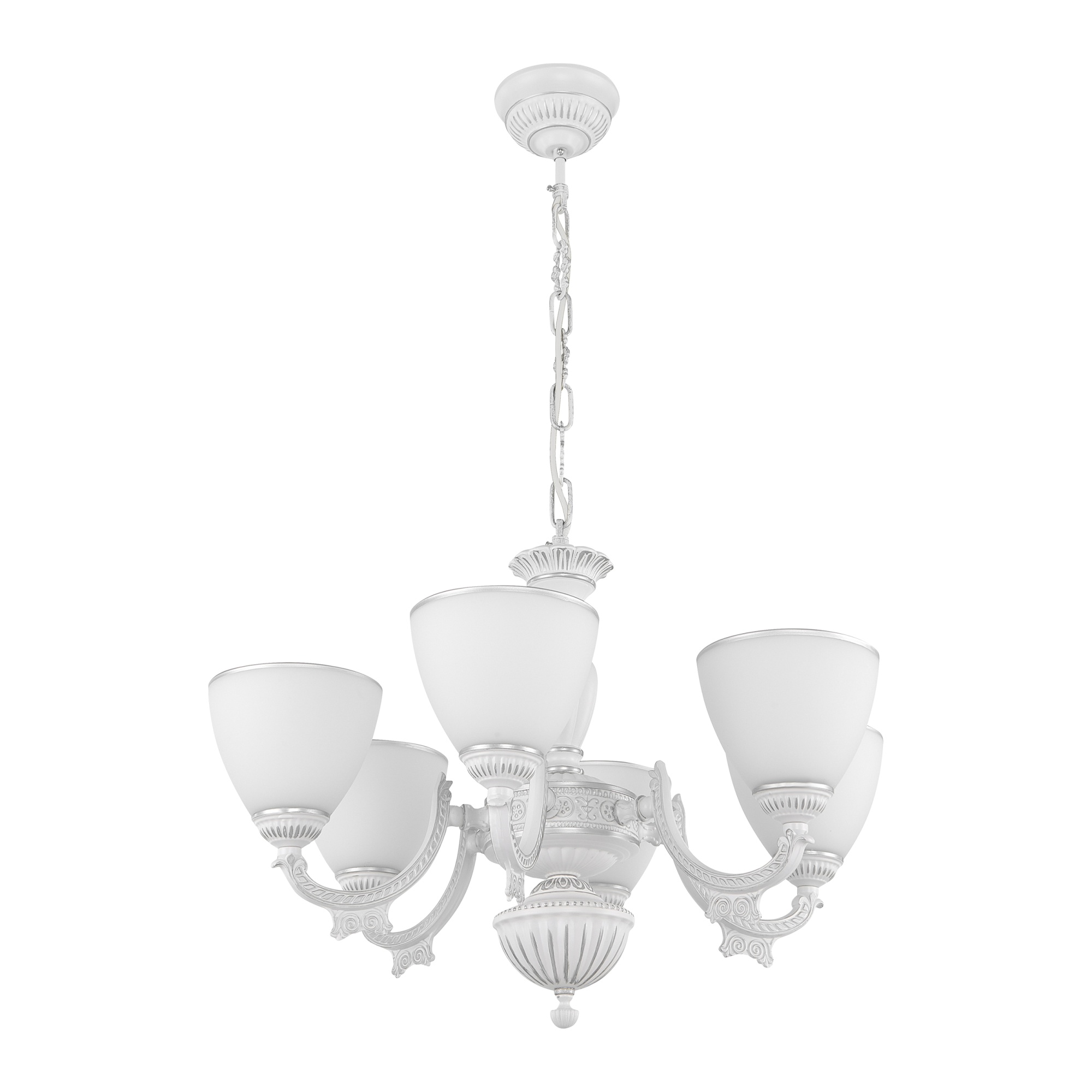 Люстра с плафонами 342837/6 WT+SL Arte Milano