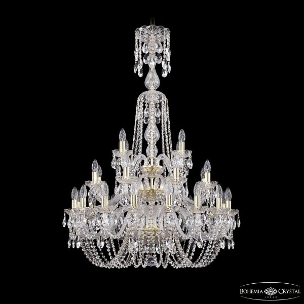 Люстра хрустальная 1402/16+8+4/300/XL-123/3d G