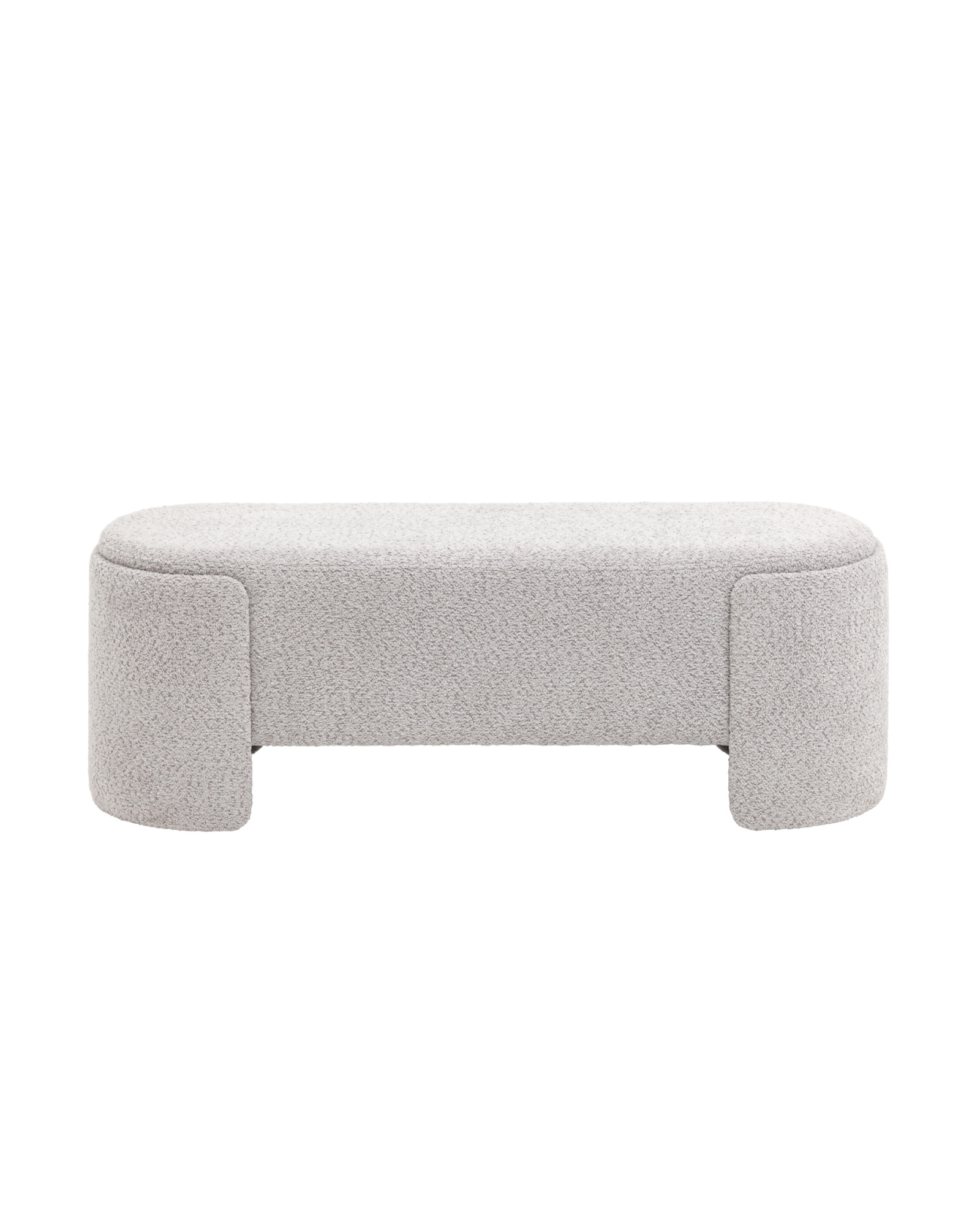 Банкетка Taks букле светло-серый Stool Group