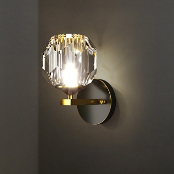 Настенный светильник RH D WALL Black by ImperiumLoft