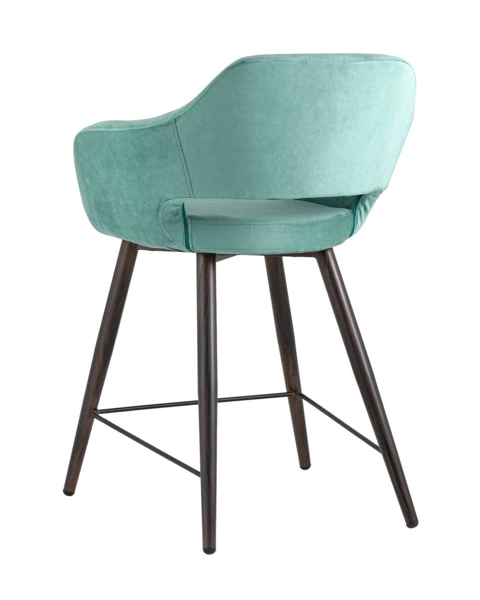 Стул полубарный Саймон велюр морской Stool Group