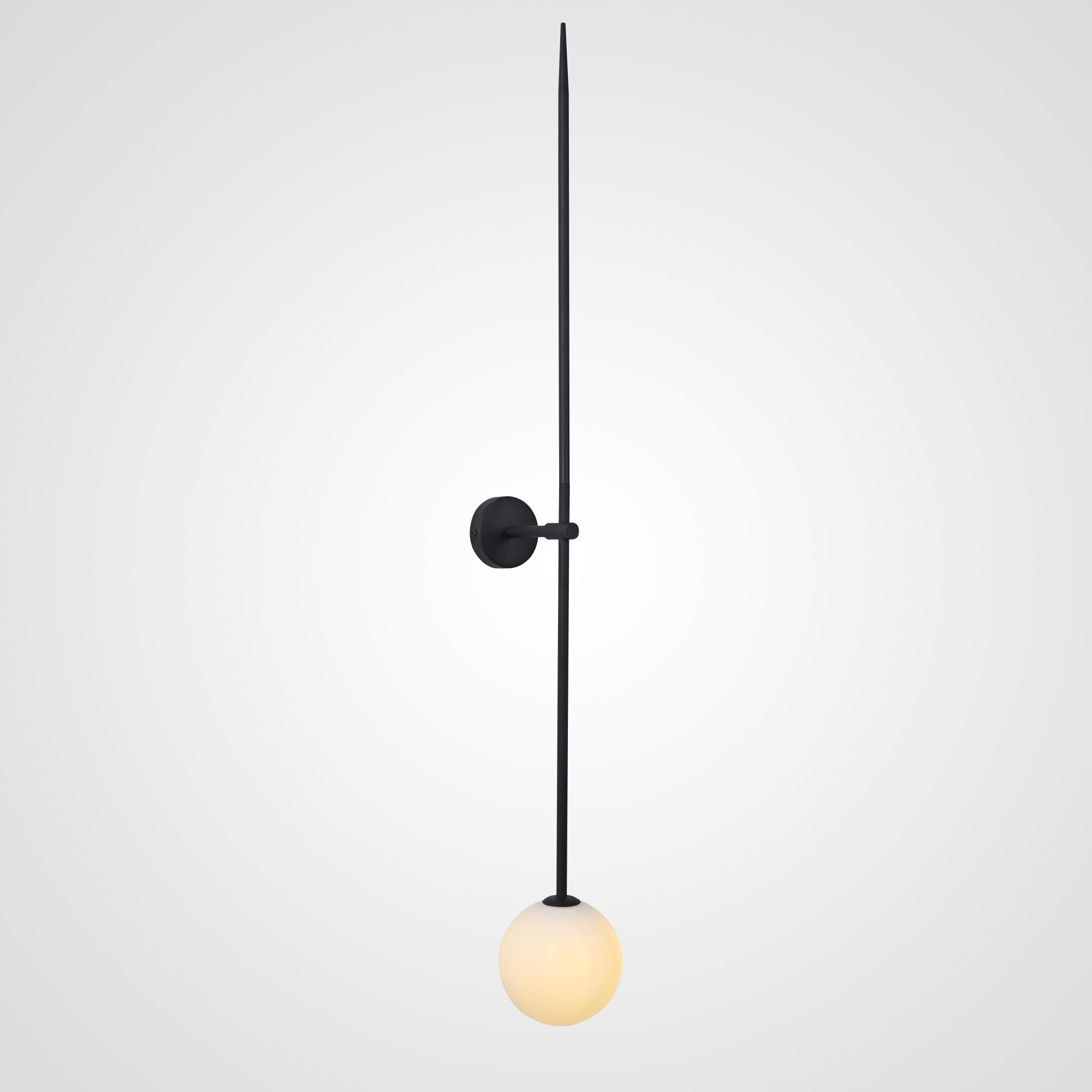 Настенный светильник LINES Ball 150 Black by ImperiumLoft