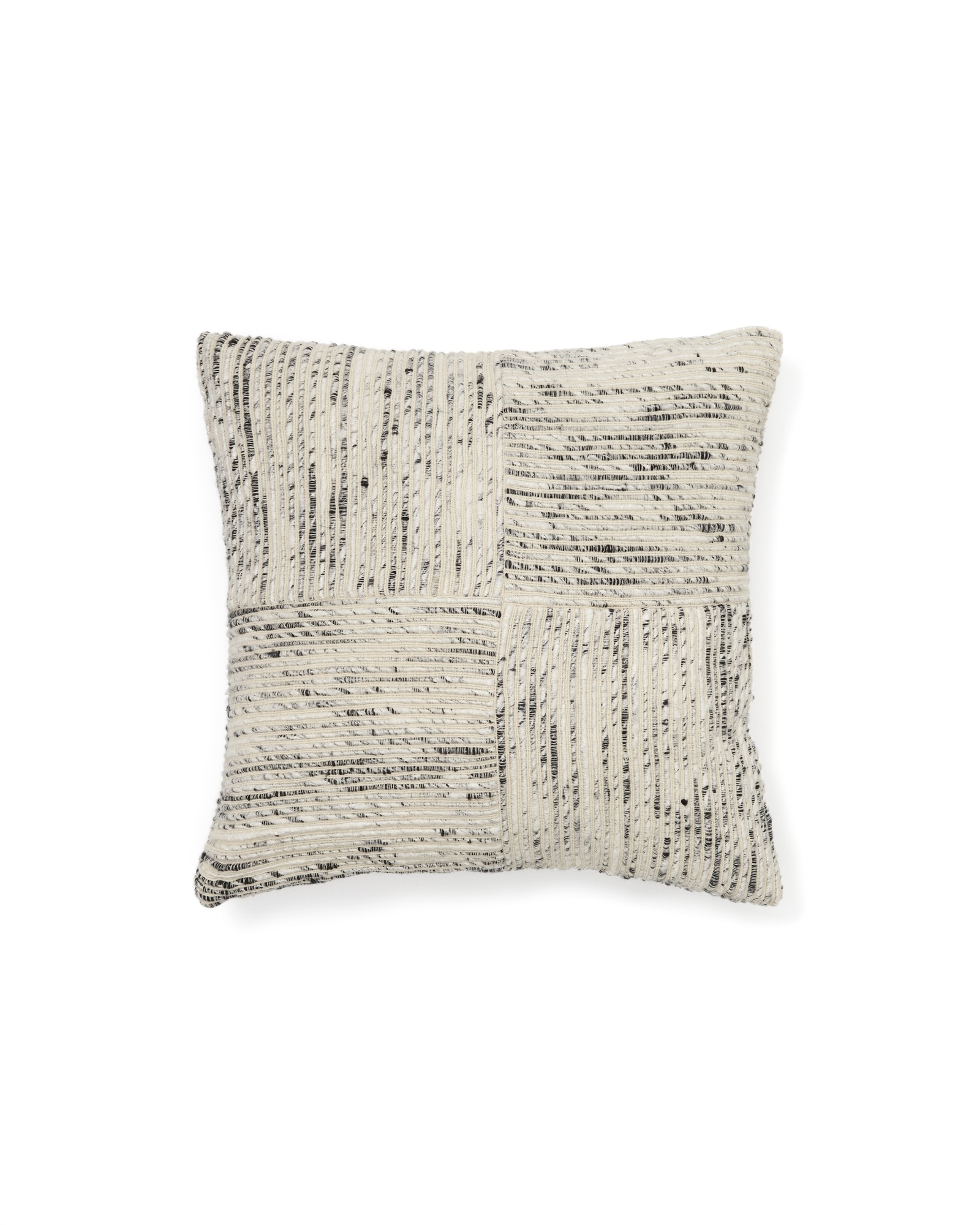 Чехол для подушки из жаккарда в бежевую и чёрную клетку Anuba 45 x 45 см La Forma (ex Julia Grup)