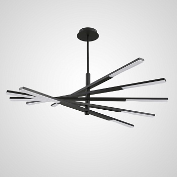 Подвесная люстра ORTON D120 Black by ImperiumLoft