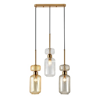 Подвесной светильник Escada 1141/3S BG/CL/AM