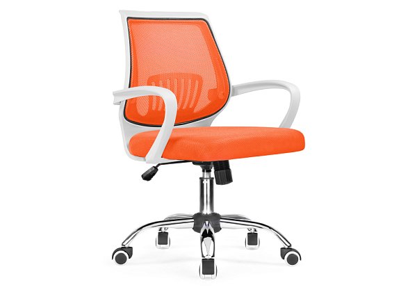 Компьютерное кресло Woodville Ergoplus orange / white 15373