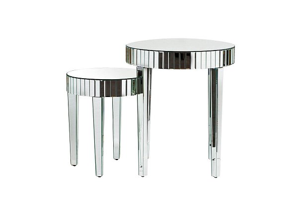 Комплект из 2-х зеркальных столов Garda Decor KF-13163