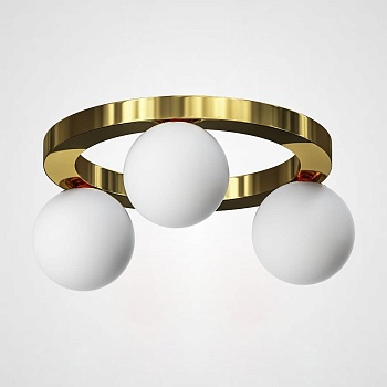 Потолочный светильник WREATH 3 D42 Золото, Матовый by ImperiumLoft